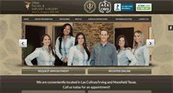 Desktop Screenshot of gregoryoralsurgery.com